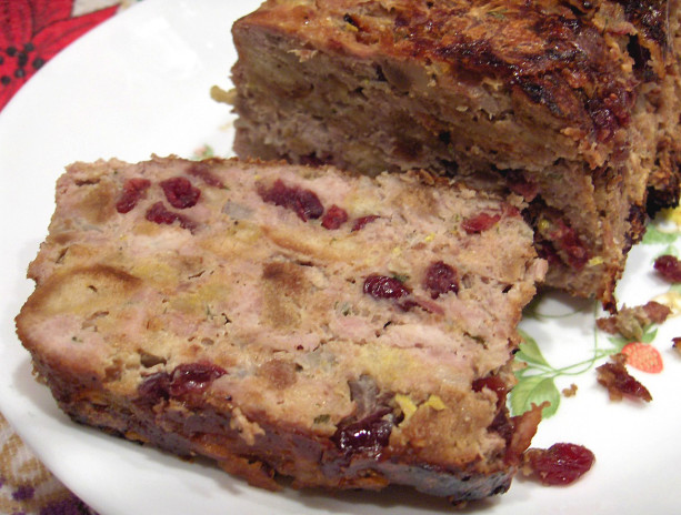 Turkey and Cranberry Meat Loaf