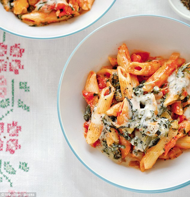 Spinach Three Cheese Bake