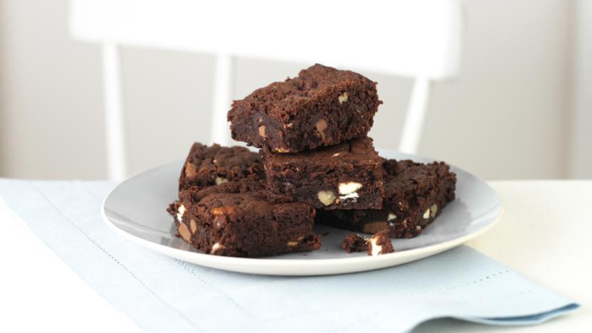 Triple Chocolate Brownies